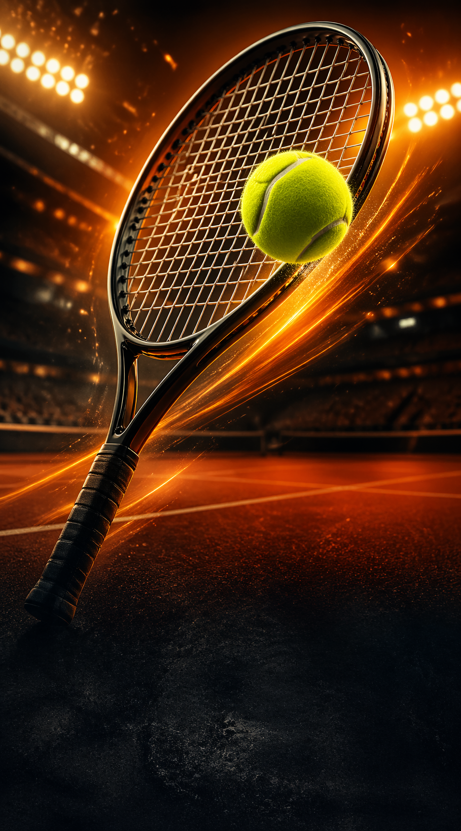 Tennis promotional art