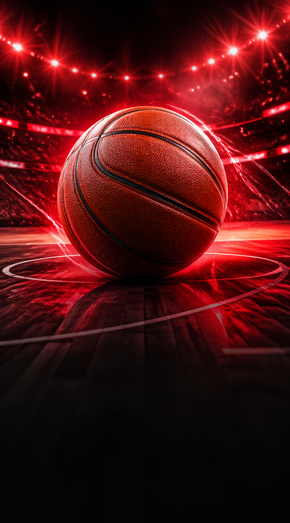 Basketball promotional art